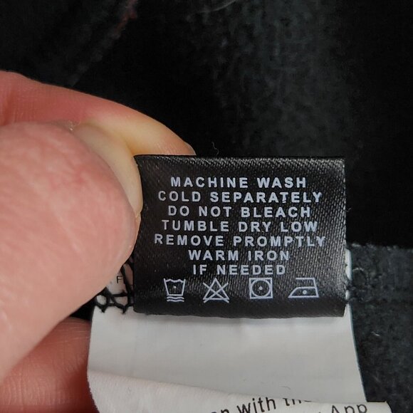 Cleveland Browns Sweater Mens Medium Black Half Zip NFL Team Apparel Football - Picture 10 of 13